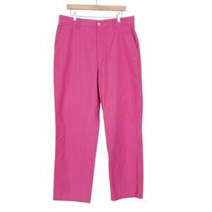 Vineyard Vines Pink Flat Front Chino Pants Sz 36x32